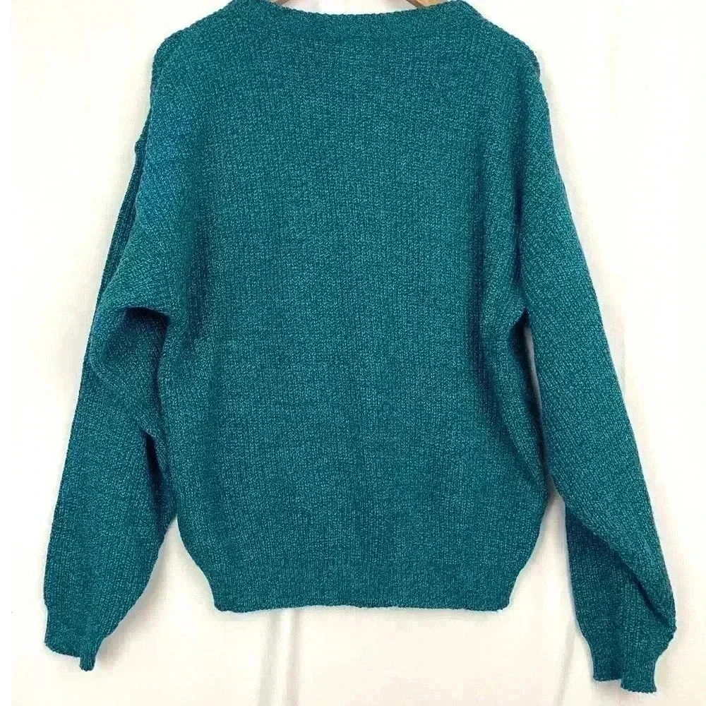 VTG JJ Cochran Men's‎ Knit Sweater Top XL 80s Casual MADE IN USA